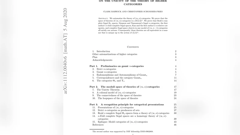 On the Unicity of the Homotopy Theory of Higher Categories