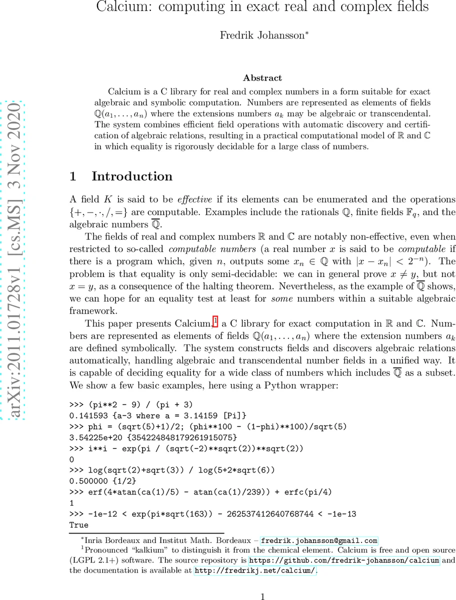 A Numerical Method for the Efficient Calculation of Scattering Form Factors
