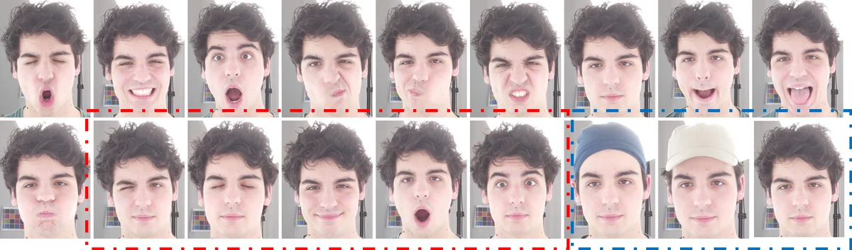 i3DMM: Deep Implicit 3D Morphable Model of Human Heads