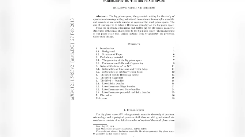 tt*-Geometry on the big phase space