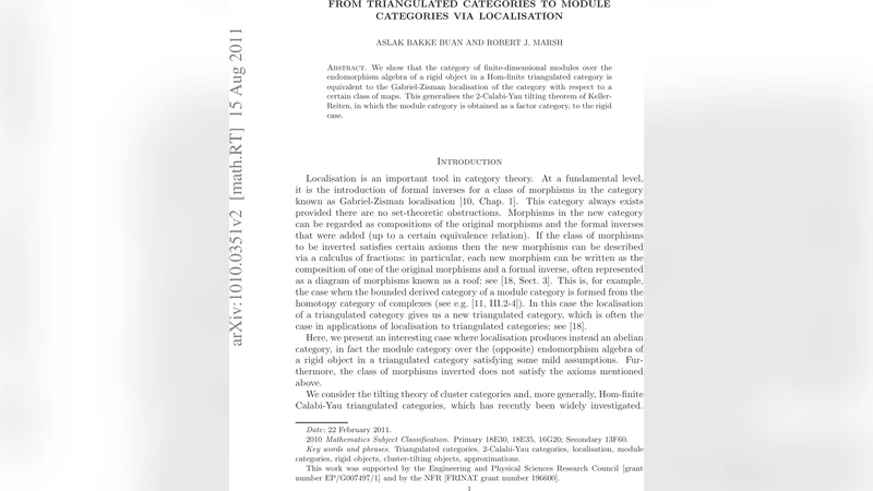 From triangulated categories to module categories via localisation