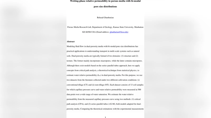 Wetting-phase relative permeability in porous media with bi-modal pore   size distributions