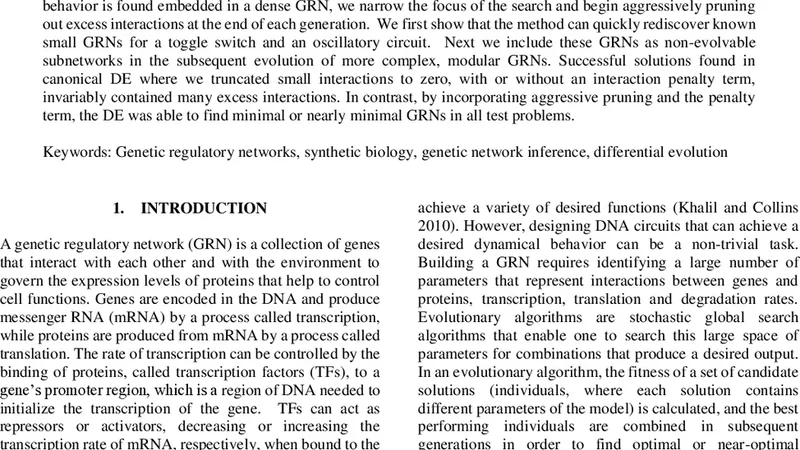 Evolving Modular Genetic Regulatory Networks with a Recursive, Top-Down   Approach