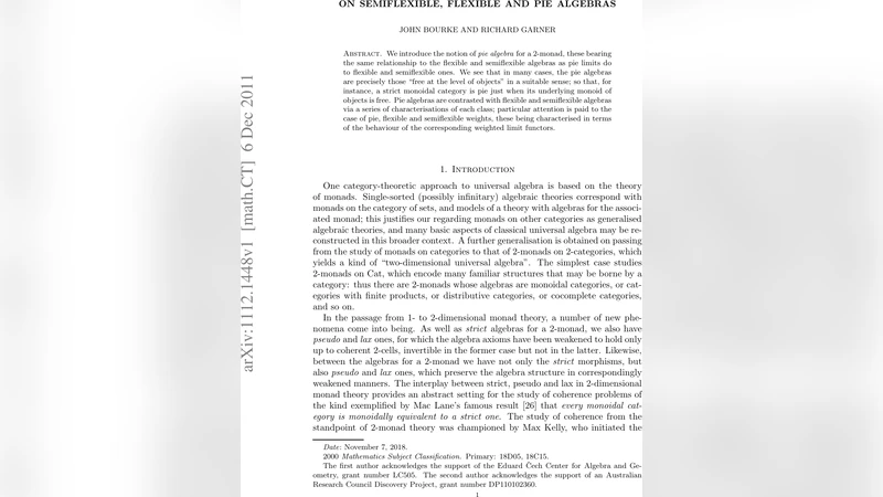 On semiflexible, flexible and pie algebras