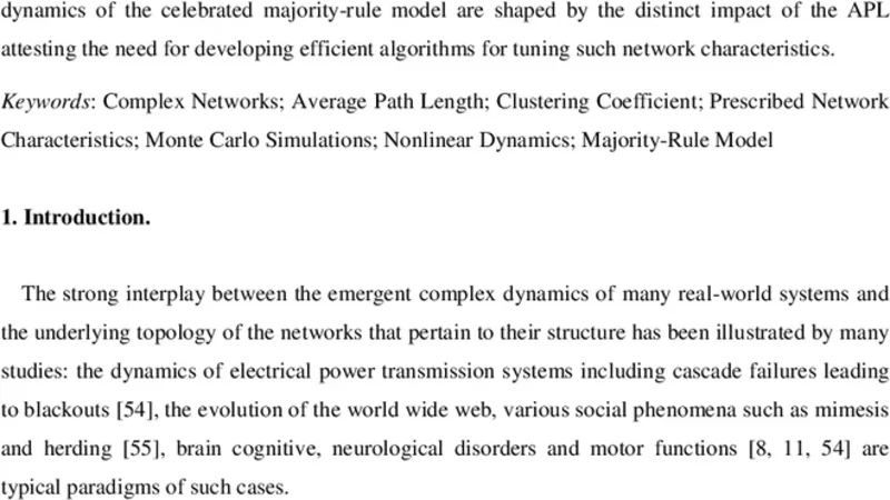 Tuning the average path length of complex networks and its influence to   the emergent dynamics of the majority-rule model