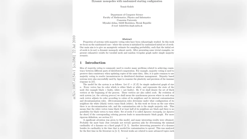 Dynamic monopolies with randomized starting configuration