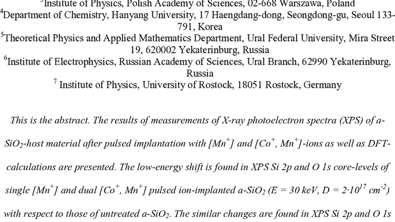 Octahedral conversion of a-SiO2-host matrix by pulsed ion implantation