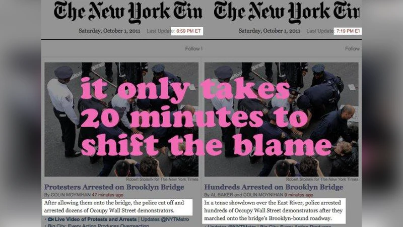 Developing a system for securely time-stamping and visualizing the   changes made to online news content