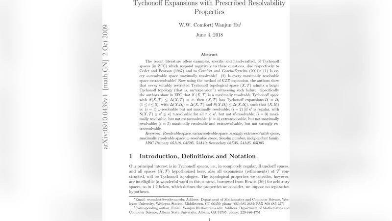 Tychonoff Expansions with Prescribed Resolvability Properties