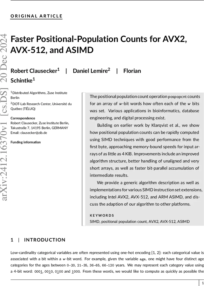 Faster Positional-Population Counts for AVX2, AVX-512, and ASIMD