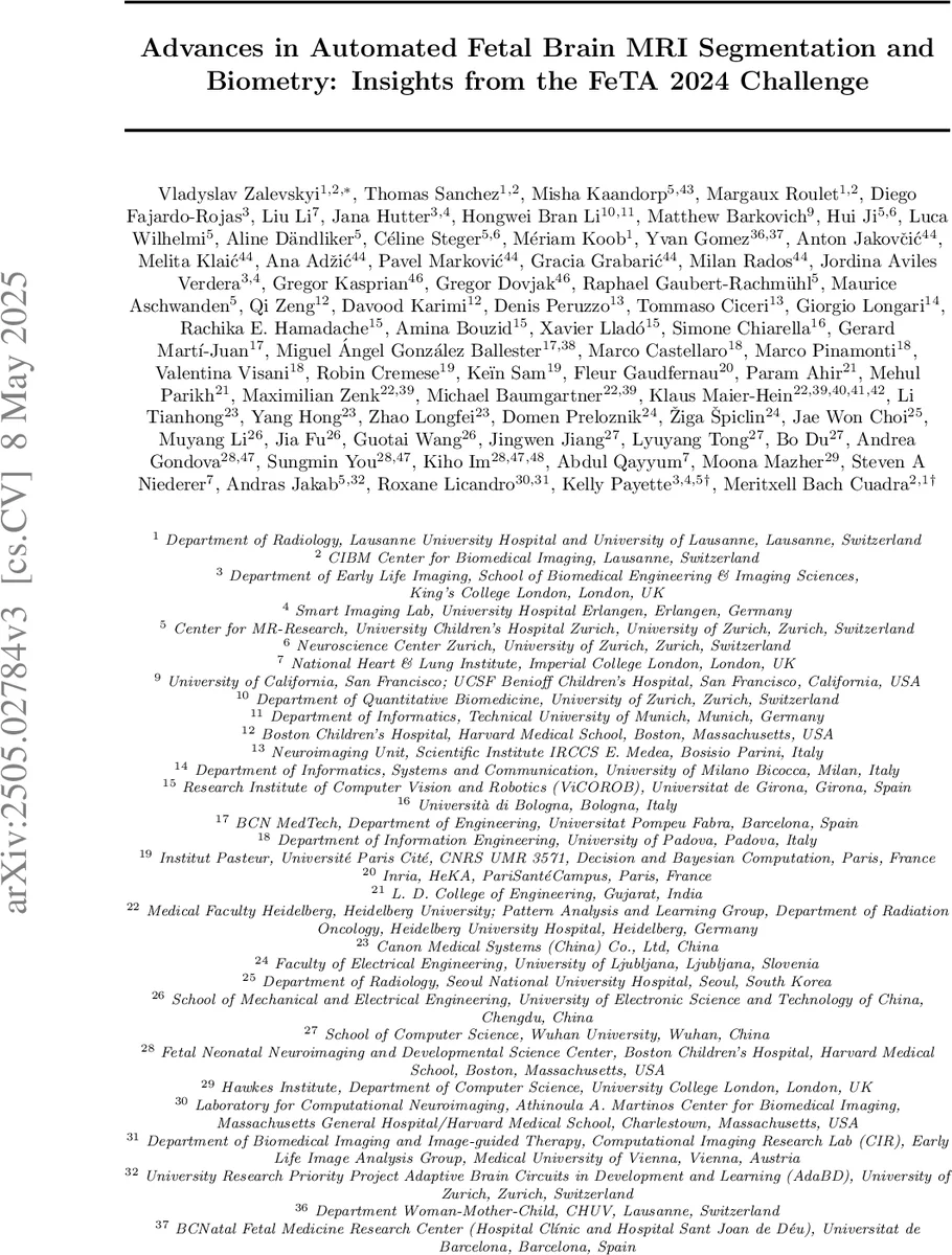 Advances in Automated Fetal Brain MRI Segmentation and Biometry: Insights from the FeTA 2024 Challenge