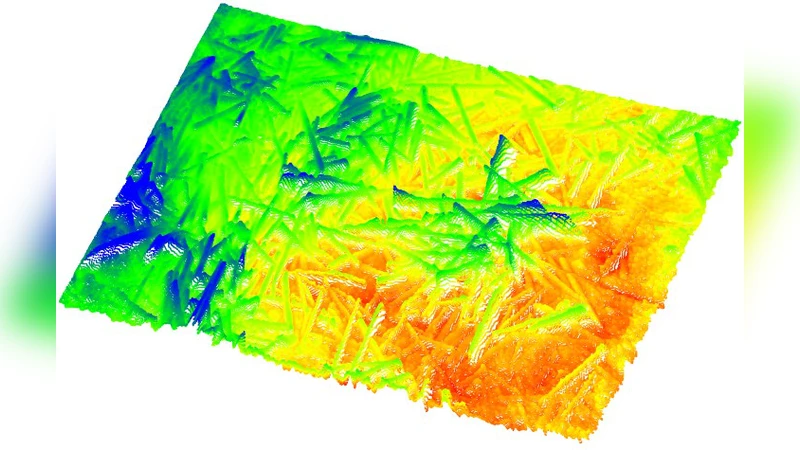 Image-based ground distance detection for crop-residue-covered soil