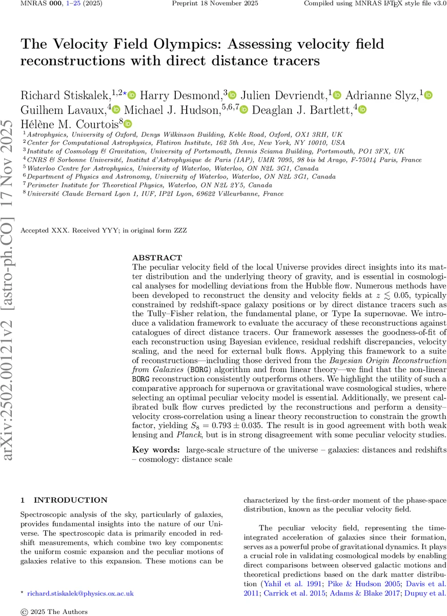 The Velocity Field Olympics: Assessing velocity field reconstructions with direct distance tracers