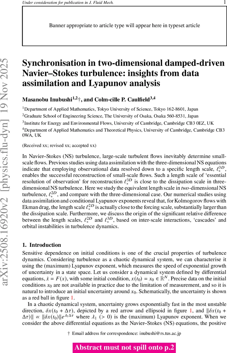 Synchronisation in two-dimensional damped-driven Navier-Stokes turbulence: insights from data assimilation and Lyapunov analysis
