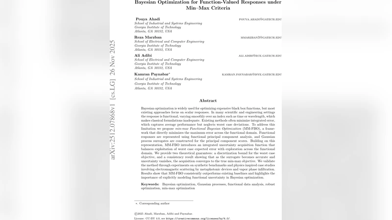 Bayesian Optimization for Function-Valued Responses under Min-Max Criteria