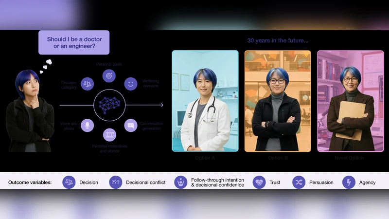 Simulating Life Paths with Digital Twins: AI-Generated Future Selves Influence Decision-Making and Expand Human Choice