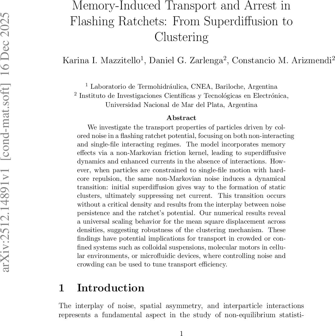Memory-Induced Transport and Arrest in Flashing Ratchets: From Superdiffusion to Clustering