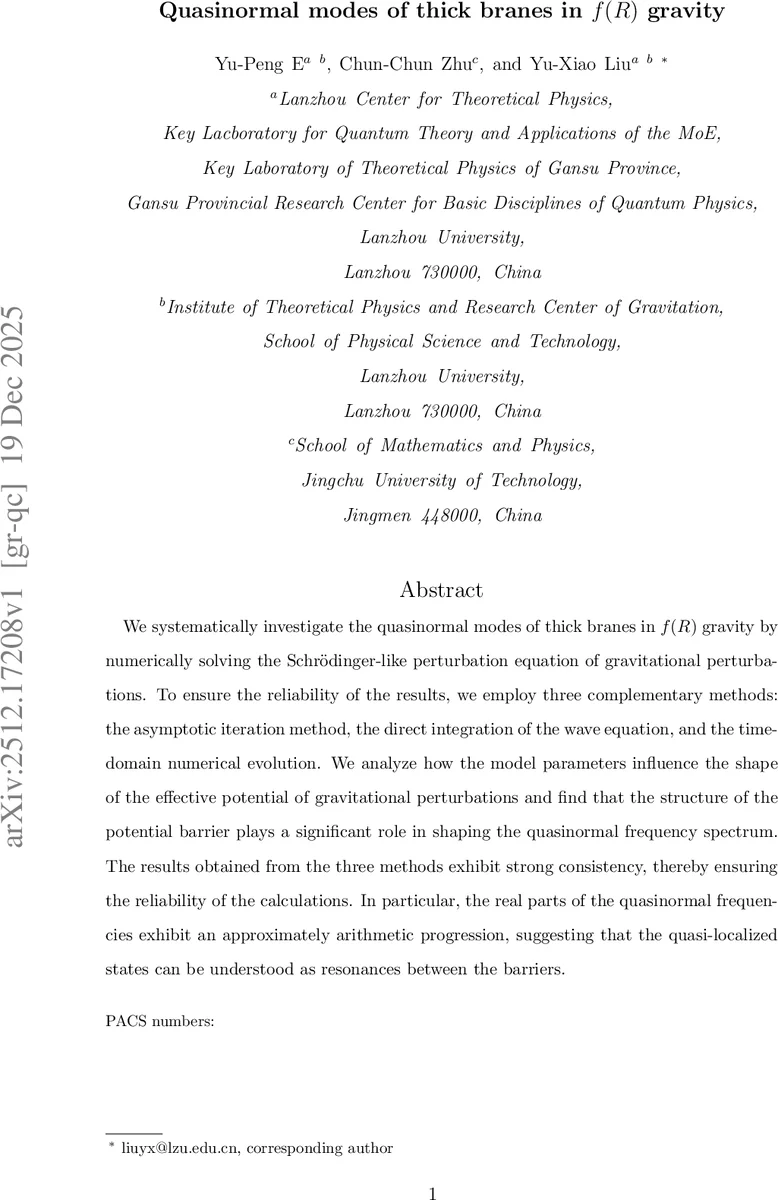 Quasinormal modes of thick branes in $f(R)$ gravity