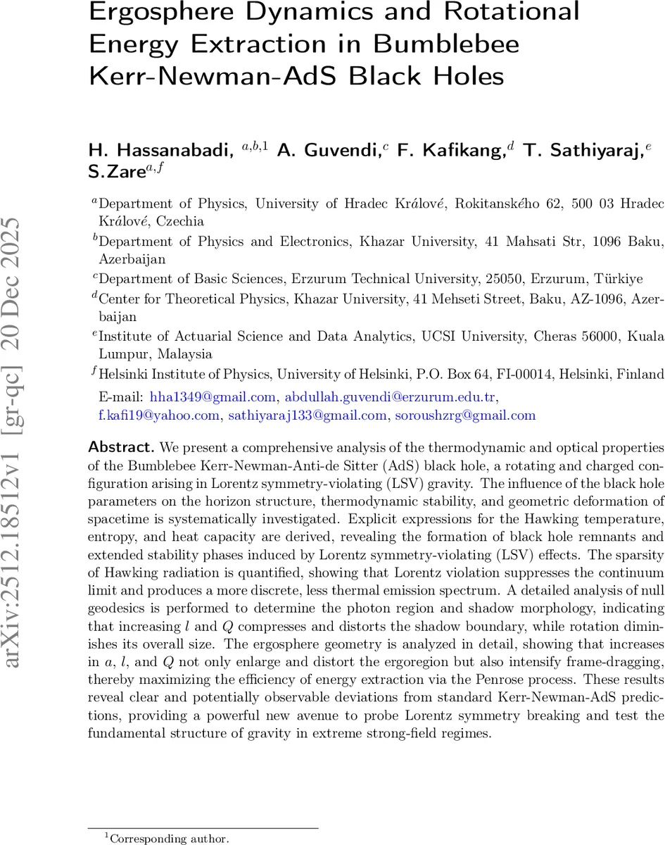 Ergosphere Dynamics and Rotational Energy Extraction in Bumblebee Kerr-Newman-AdS Black Holes