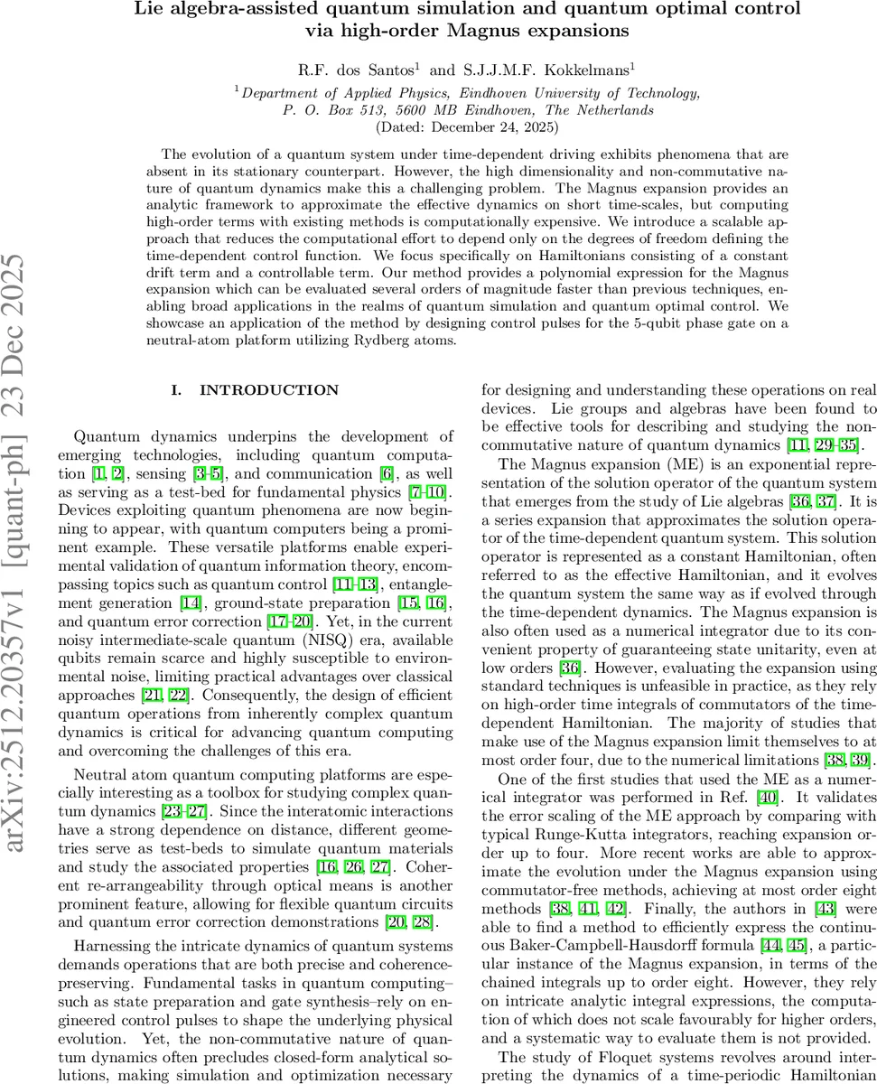 Lie algebra-assisted quantum simulation and quantum optimal control via high-order Magnus expansions