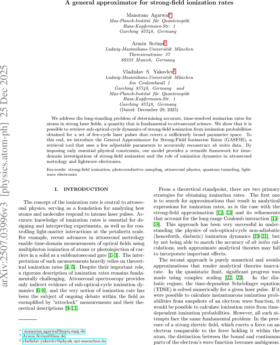 A general approximator for strong-field ionization rates