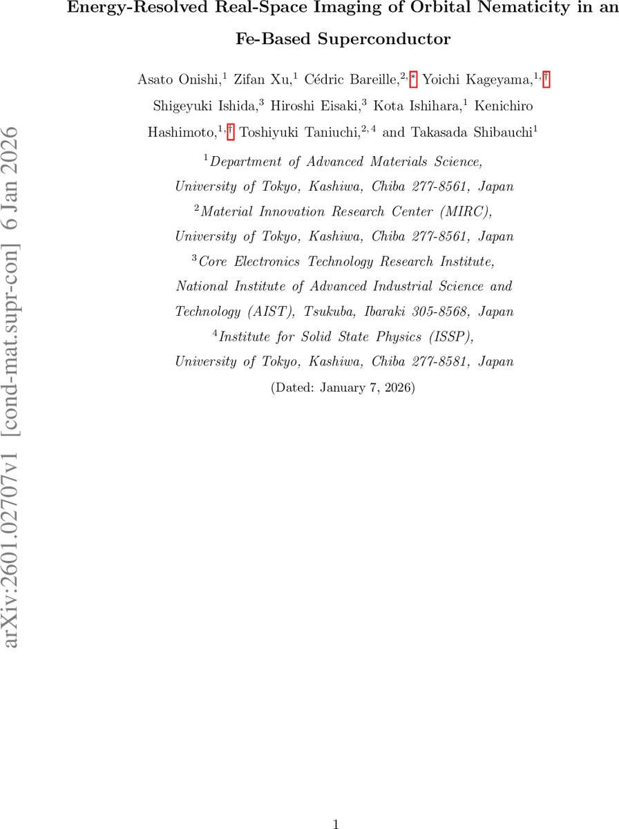 Energy-Resolved Real-Space Imaging of Orbital Nematicity in an Fe-Based Superconductor