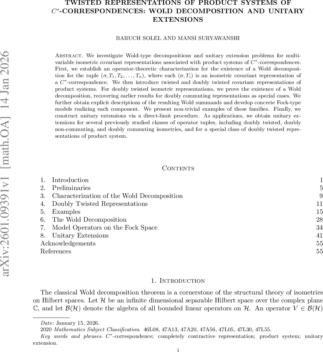 Twisted representations of product systems of $C^*$-correspondences: Wold decomposition and unitary extensions