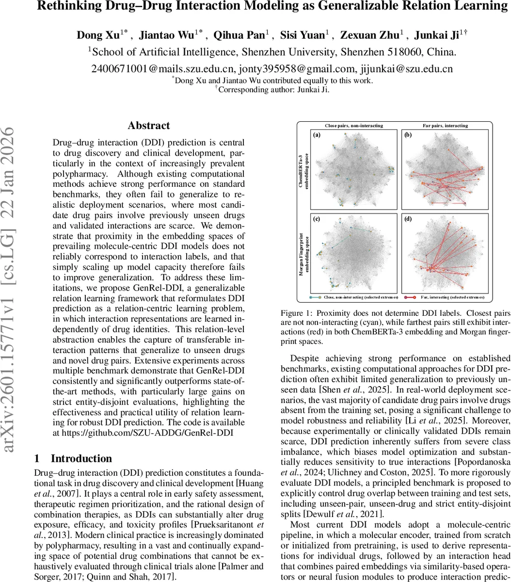 Rethinking Drug-Drug Interaction Modeling as Generalizable Relation Learning