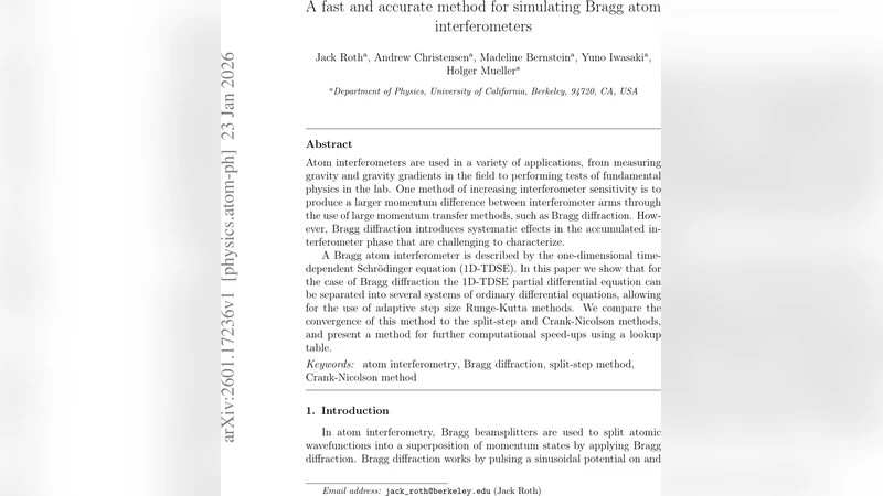 A fast and accurate method for simulating Bragg atom interferometers