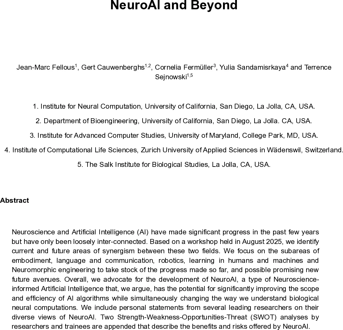 NeuroAI and Beyond