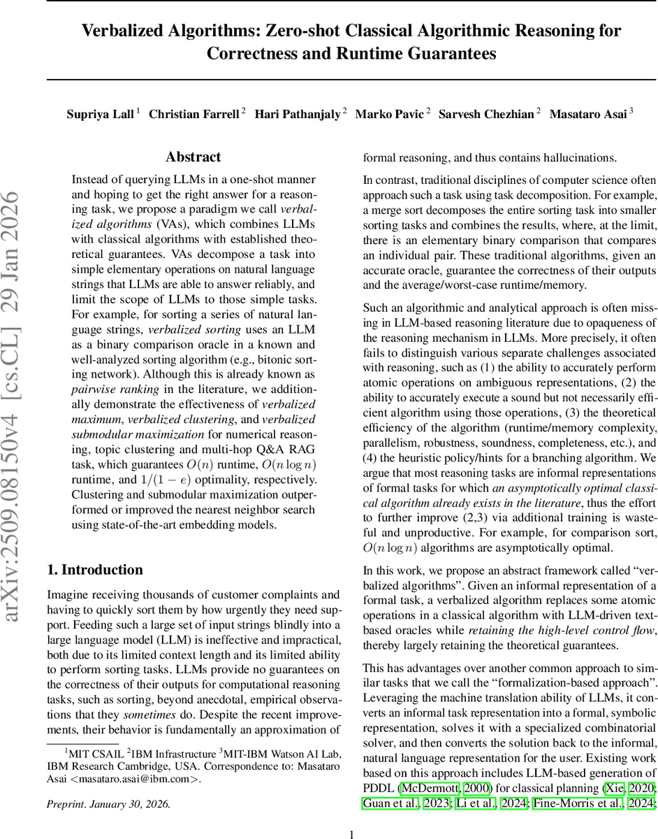 Verbalized Algorithms