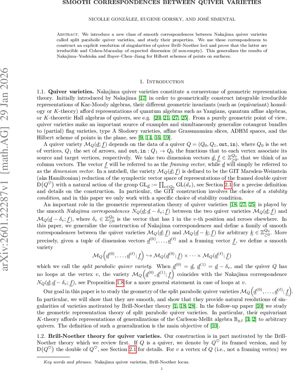 Smooth correspondences between quiver varieties
