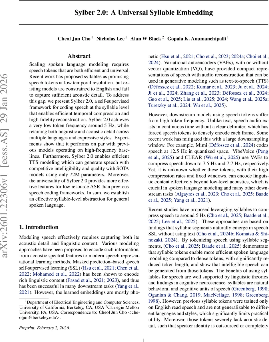 Sylber 2.0: A Universal Syllable Embedding