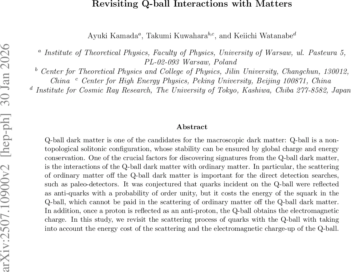 Revisiting Q-ball Interactions with Matters