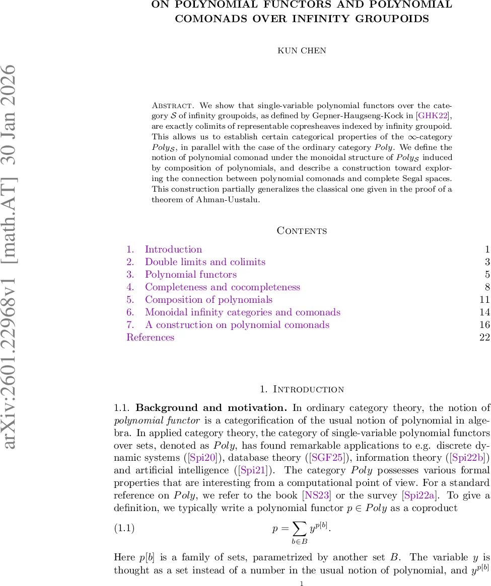On polynomial functors and polynomial comonads over infinity groupoids