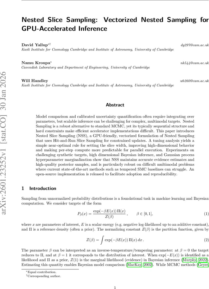 Nested Slice Sampling: Vectorized Nested Sampling for GPU-Accelerated Inference