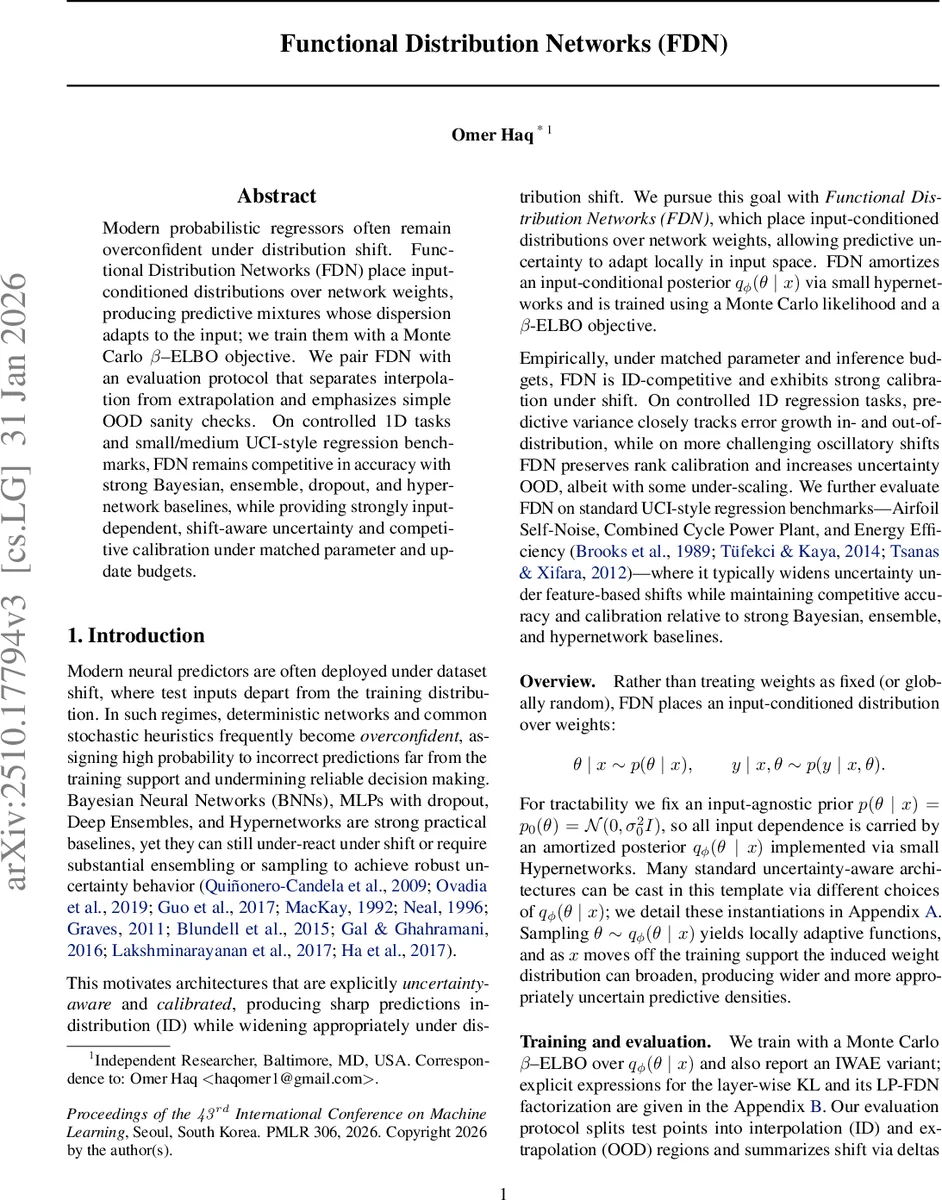 Functional Distribution Networks (FDN)