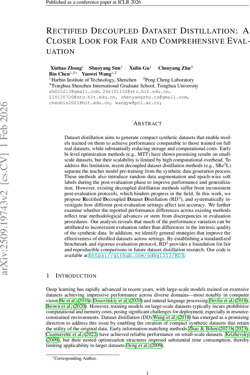Rectified Decoupled Dataset Distillation: A Closer Look for Fair and Comprehensive Evaluation