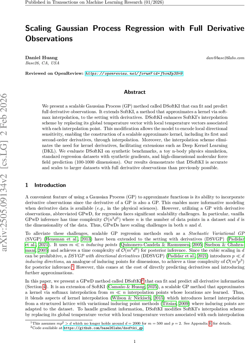 Scaling Gaussian Process Regression with Full Derivative Observations