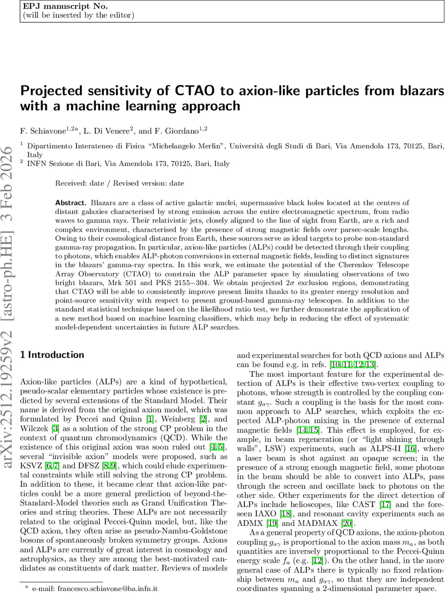 Projected sensitivity of CTAO to axion-like particles from blazars with a machine learning approach