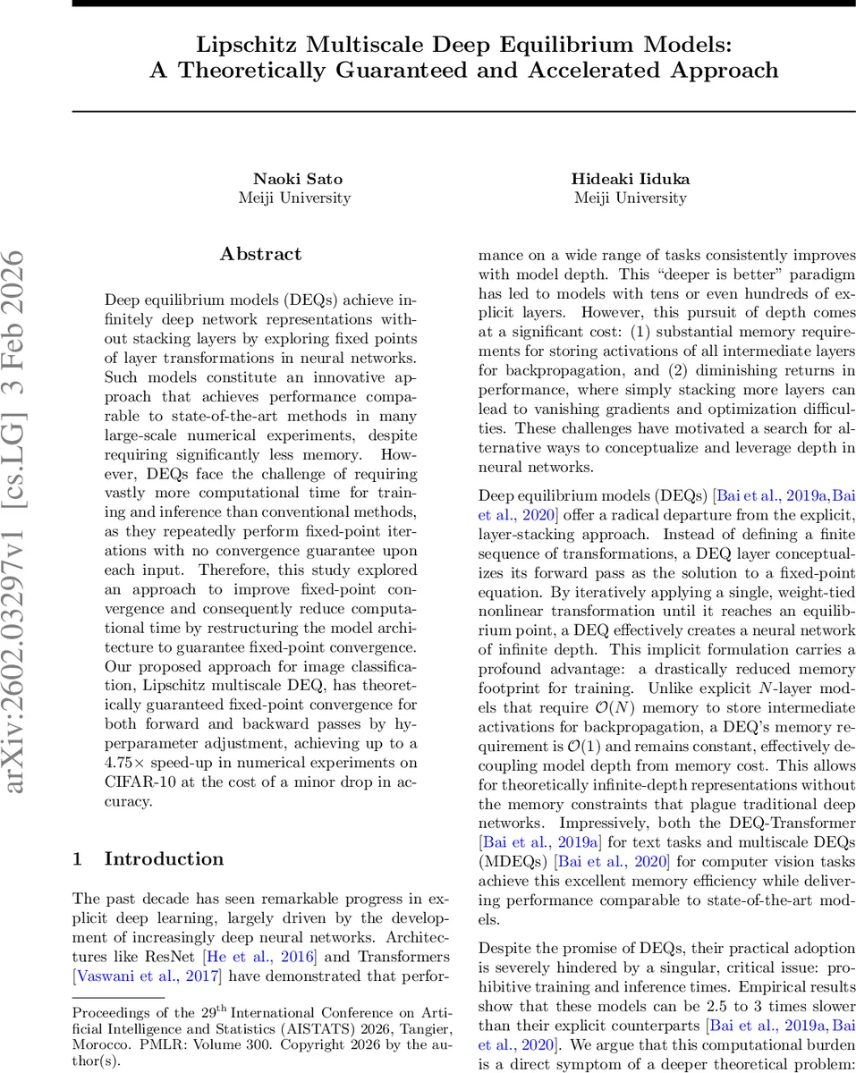 Lipschitz Multiscale Deep Equilibrium Models: A Theoretically Guaranteed and Accelerated Approach
