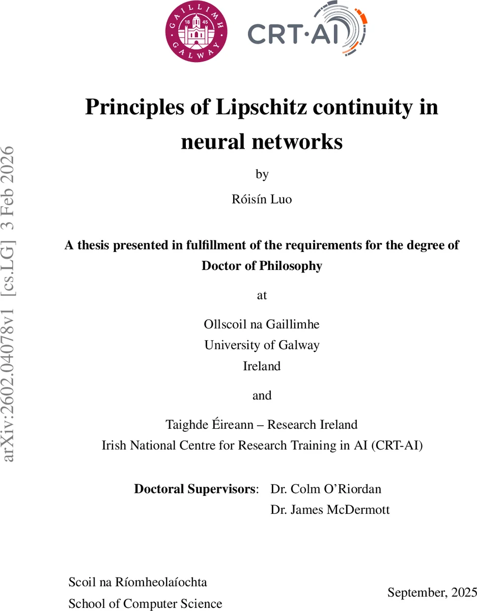 Principles of Lipschitz continuity in neural networks