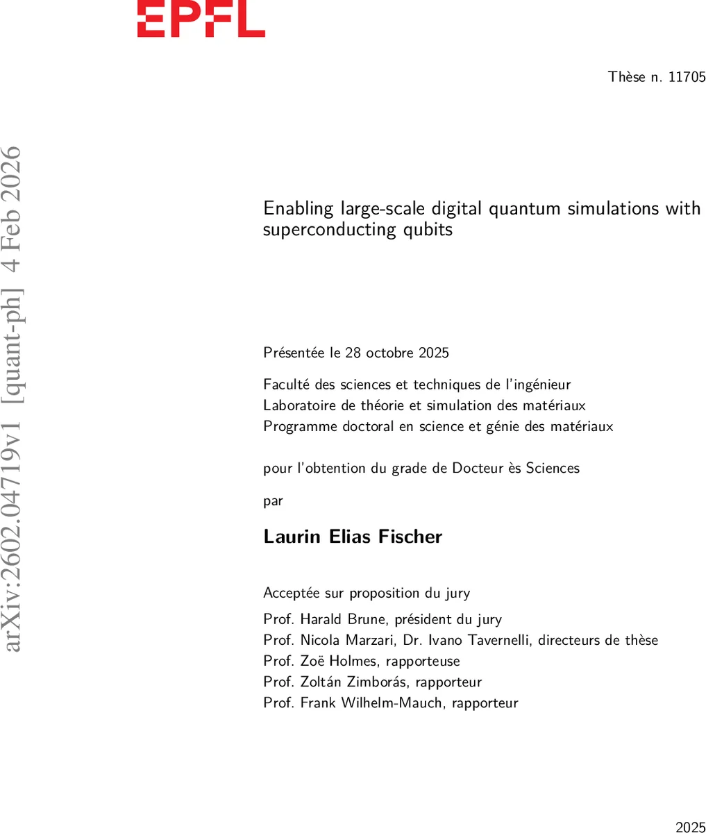 Enabling large-scale digital quantum simulations with superconducting qubits