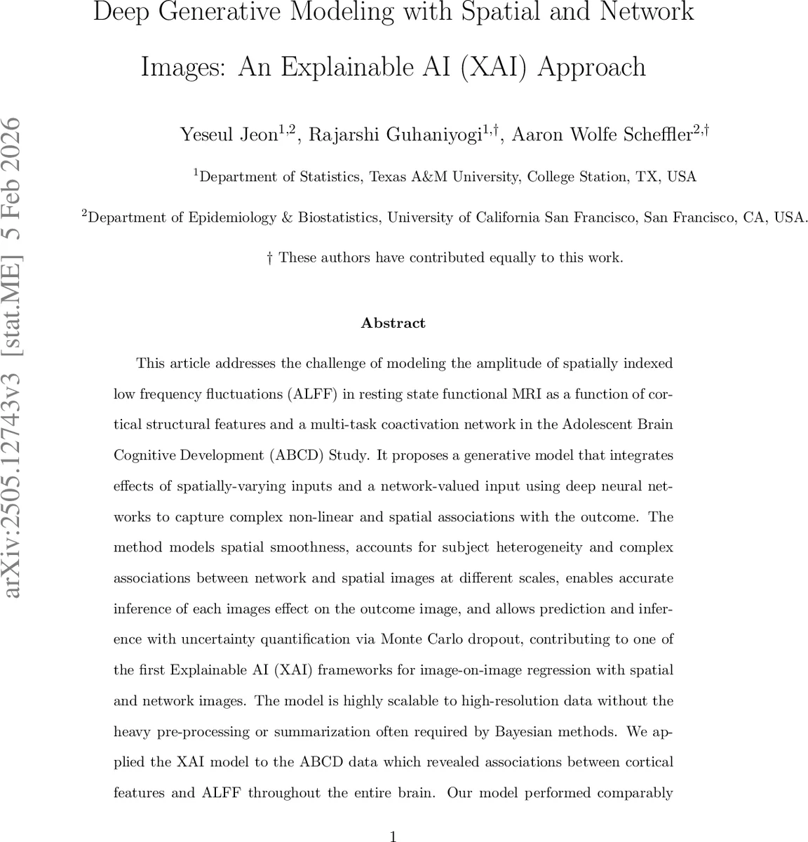 Deep Generative Modeling with Spatial and Network Images: An Explainable AI (XAI) Approach