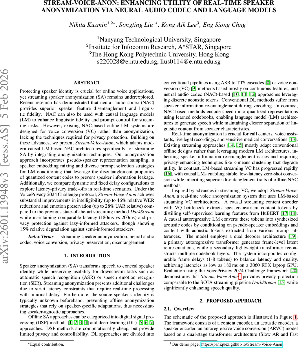 Stream-Voice-Anon: Enhancing Utility of Real-Time Speaker Anonymization via Neural Audio Codec and Language Models