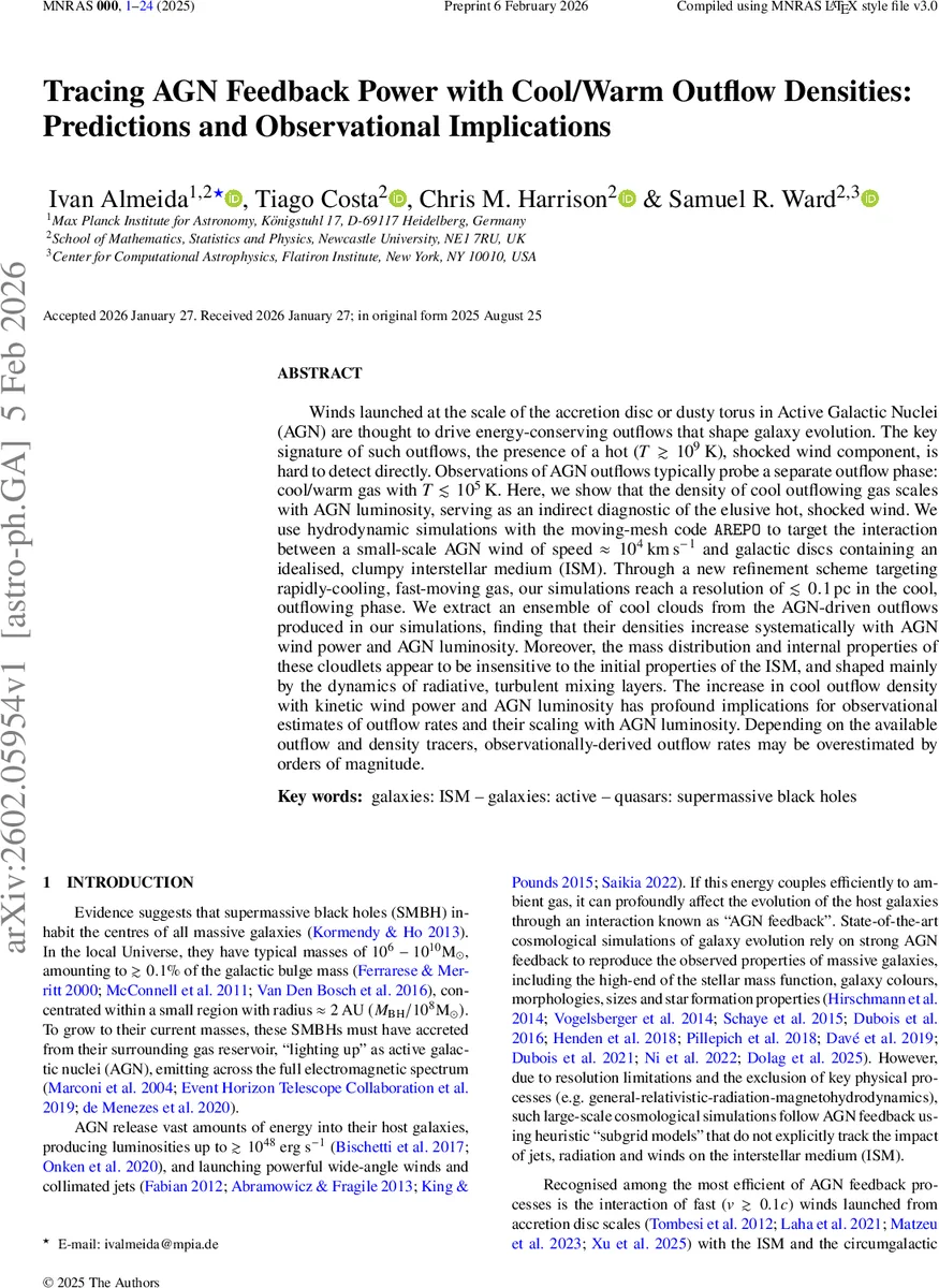 Tracing AGN Feedback Power with Cool/Warm Outflow Densities: Predictions and Observational Implications