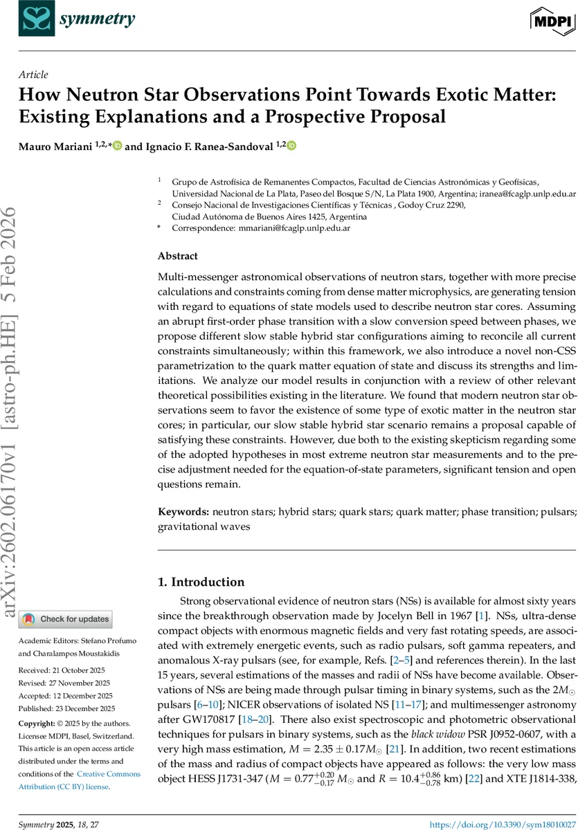 How Neutron Star Observations Point Towards Exotic Matter: Existing Explanations and a Prospective Proposal
