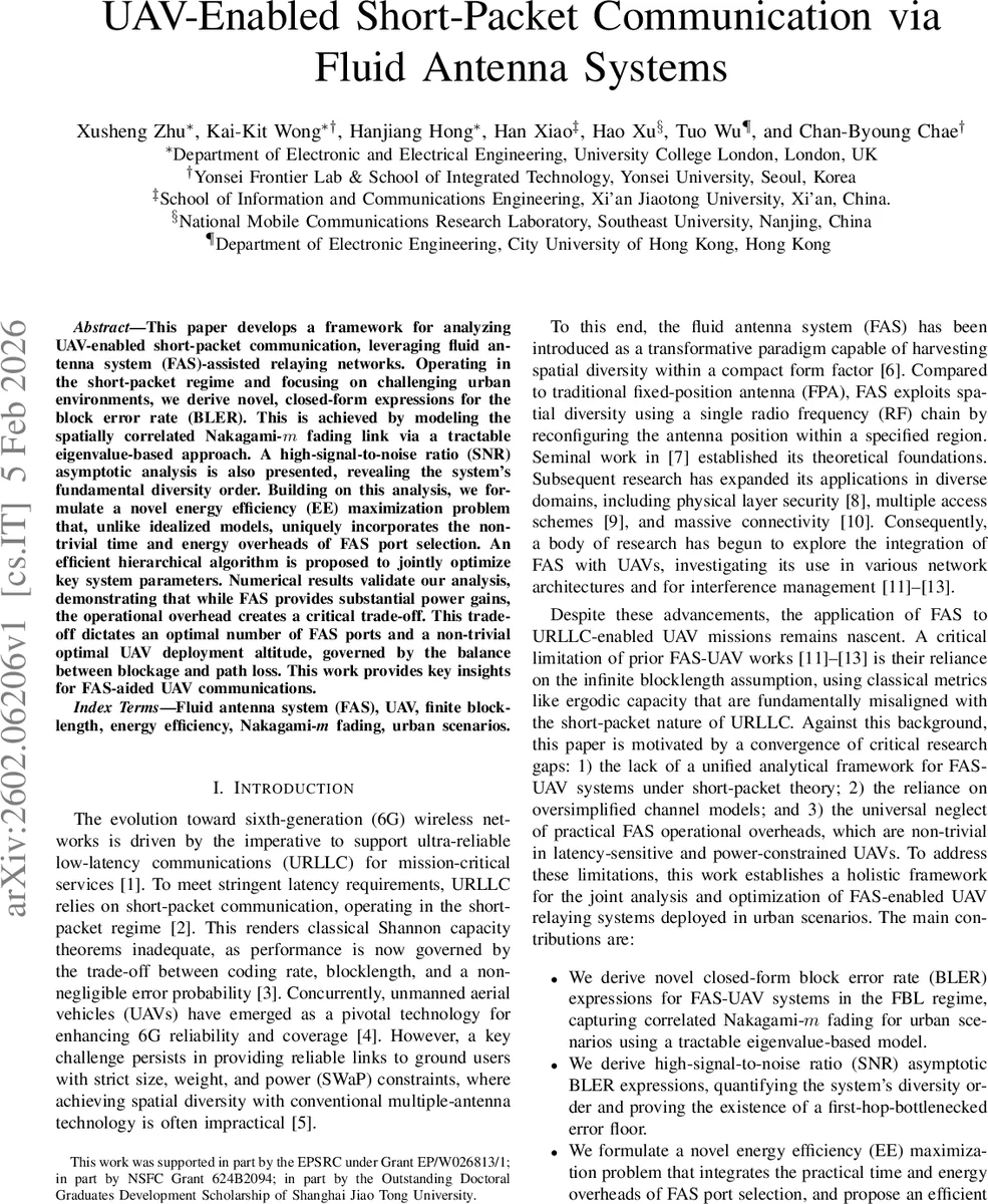 UAV-Enabled Short-Packet Communication via Fluid Antenna Systems