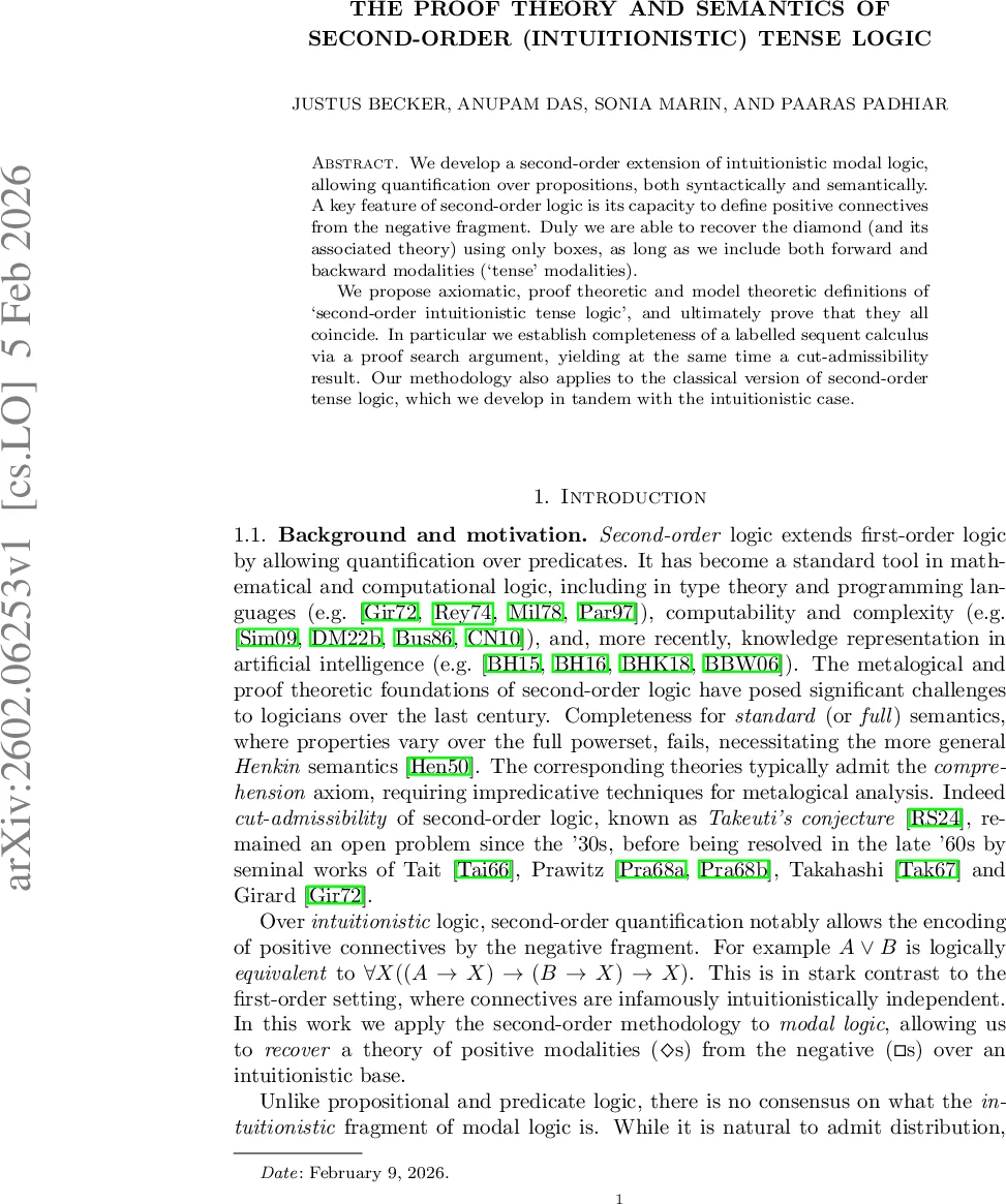 The proof theory and semantics of second-order (intuitionistic) tense logic