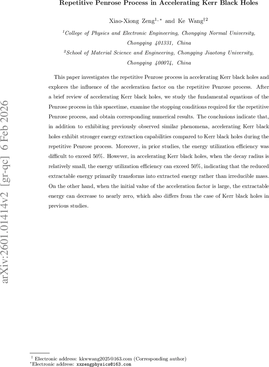 Repetitive Penrose Process in Accelerating Kerr Black Holes